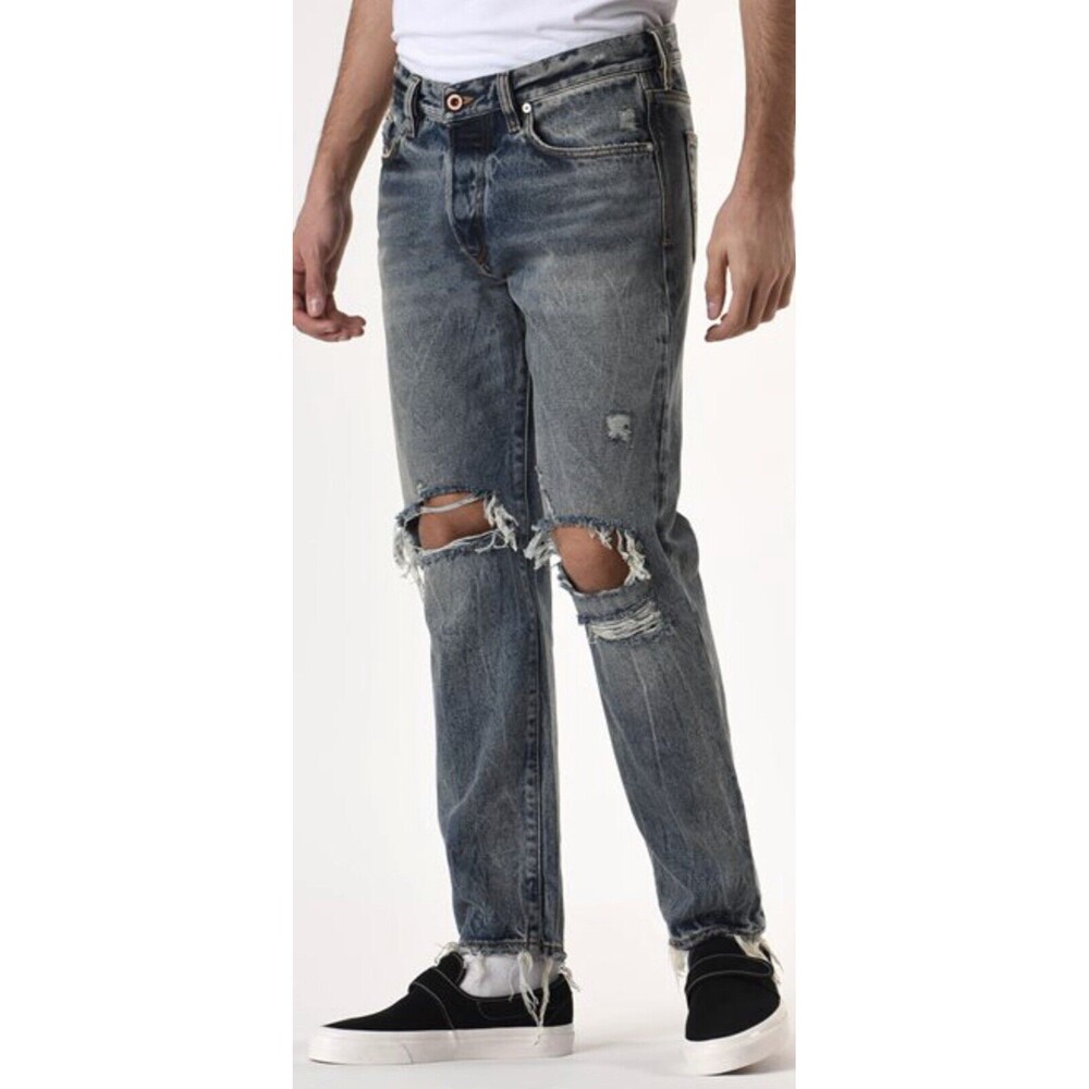 Diesel Men's Jeans Dagh-XP Destroyed Ankle Button Fly Frayed Size 32 X 32 NWT